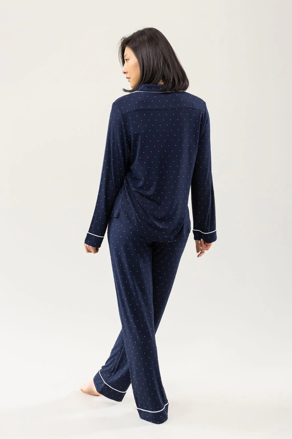 Women's Bamboo Stretch-Knit Long Sleeve Pajama Set - Last Chance - Image 15