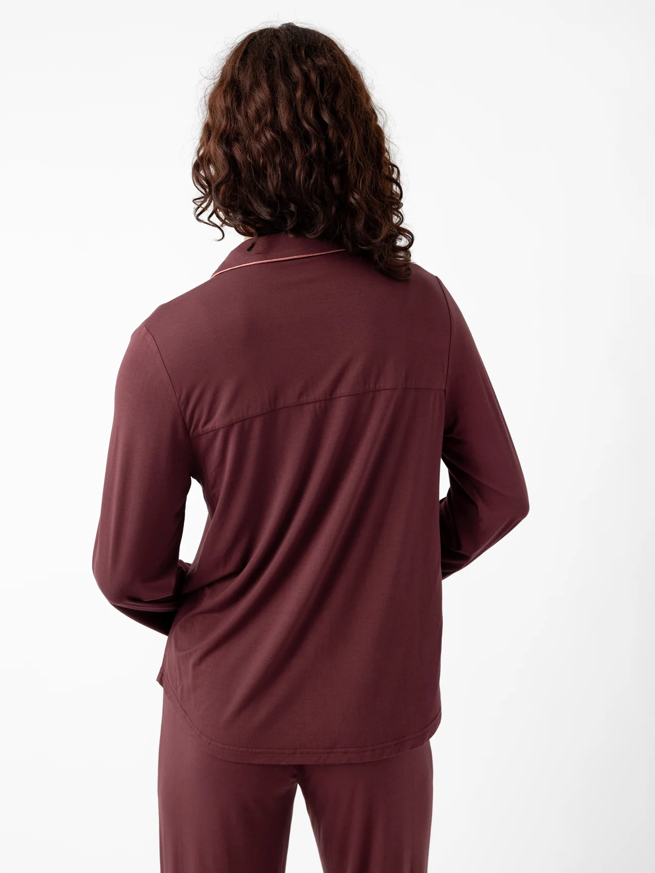 Women's Bamboo Stretch-Knit Long Sleeve Pajama Top - Last Chance - Image 25