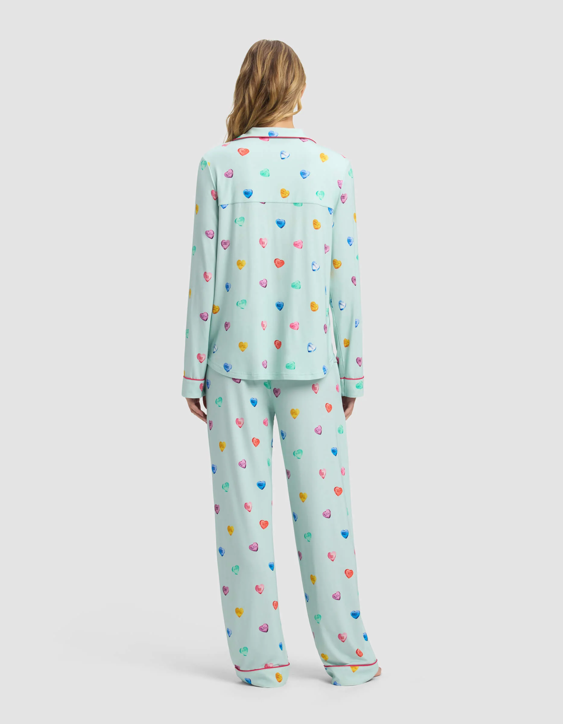 Women's Bamboo Stretch-Knit Long Sleeve Pajama Set - Last Chance - Image 4