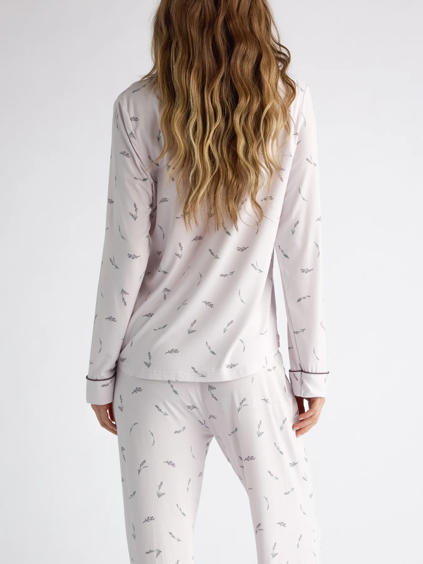 Women's Bamboo Stretch-Knit Long Sleeve Pajama Top - Last Chance - Image 38