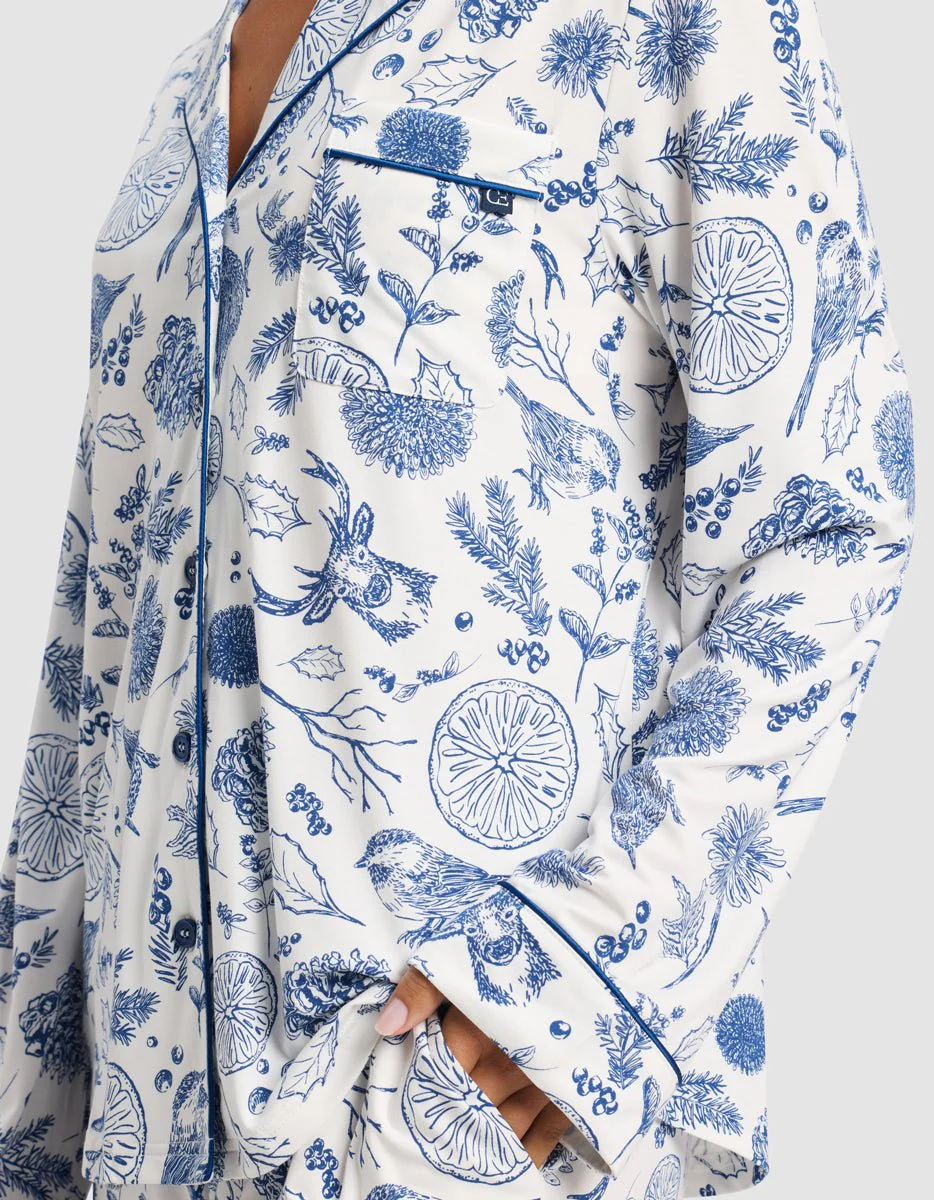 Women's Bamboo Stretch-Knit Long Sleeve Pajama Top - Last Chance - Image 47