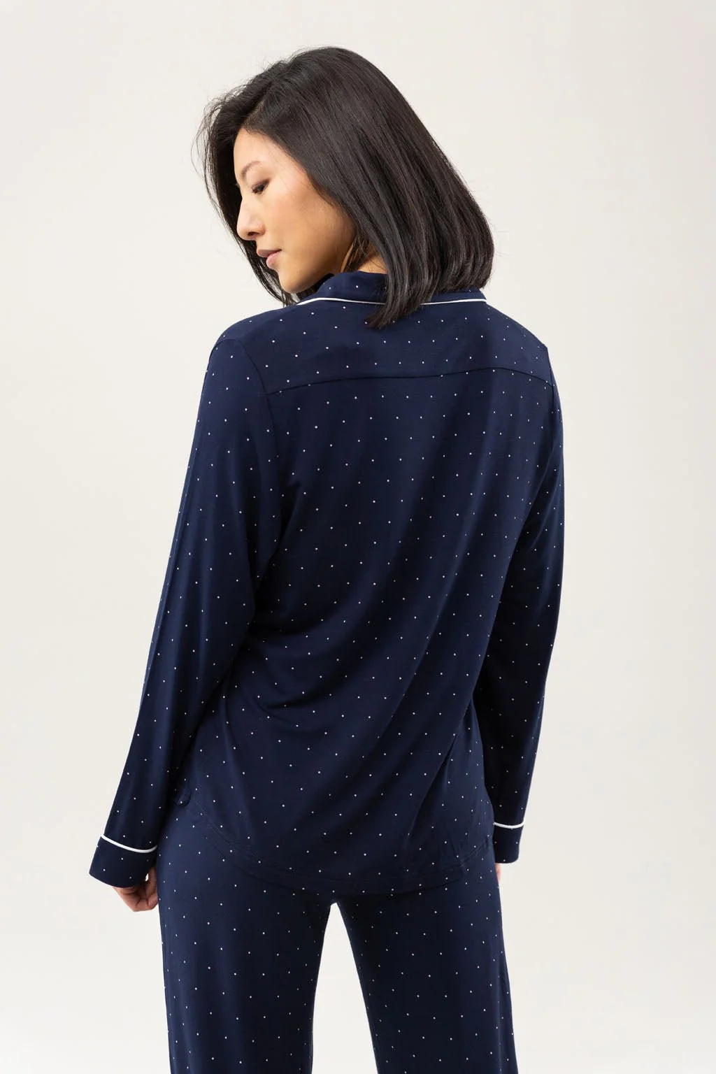 Women's Bamboo Stretch-Knit Long Sleeve Pajama Top - Last Chance - Image 30