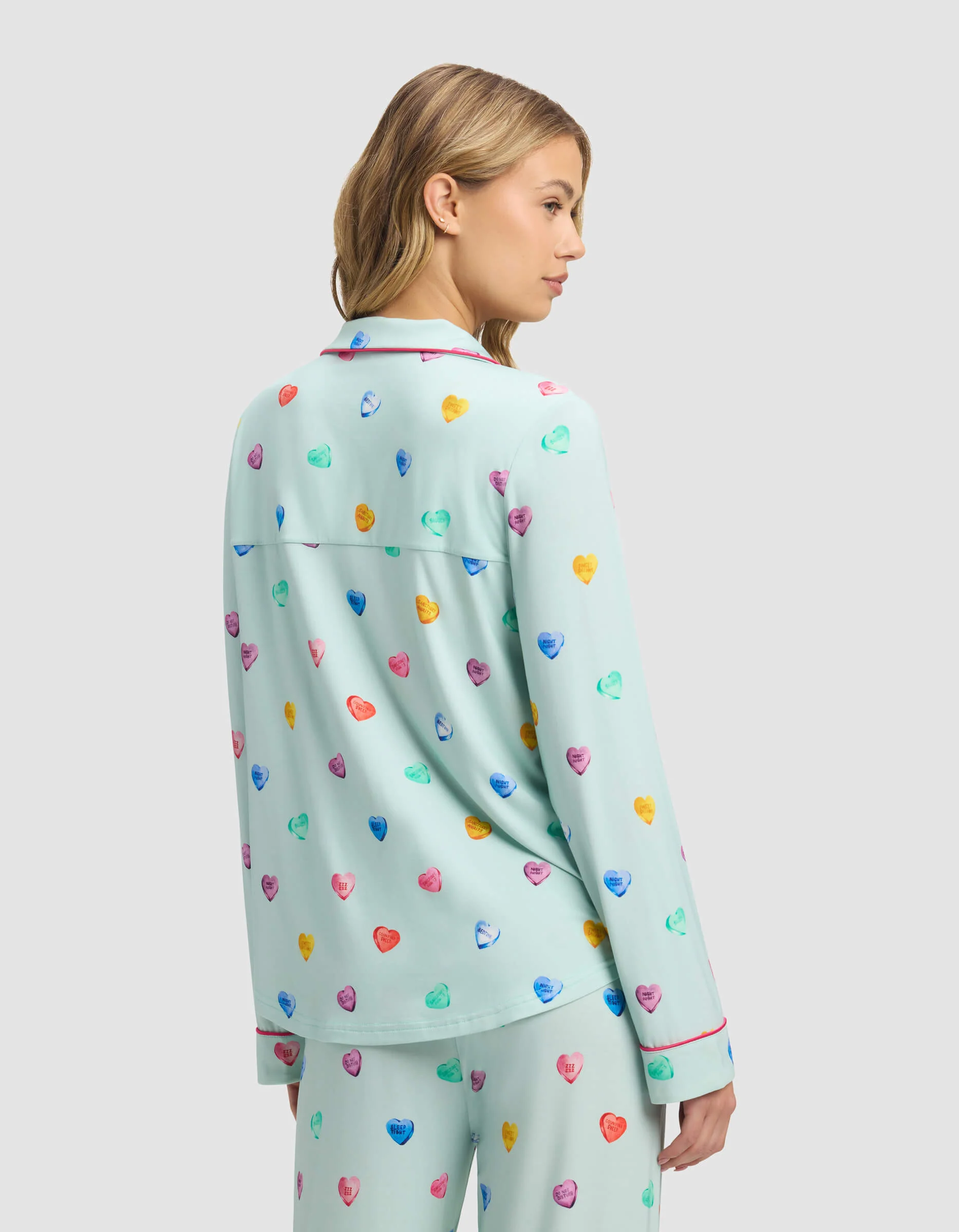 Women's Bamboo Stretch-Knit Long Sleeve Pajama Top - Last Chance - Image 4