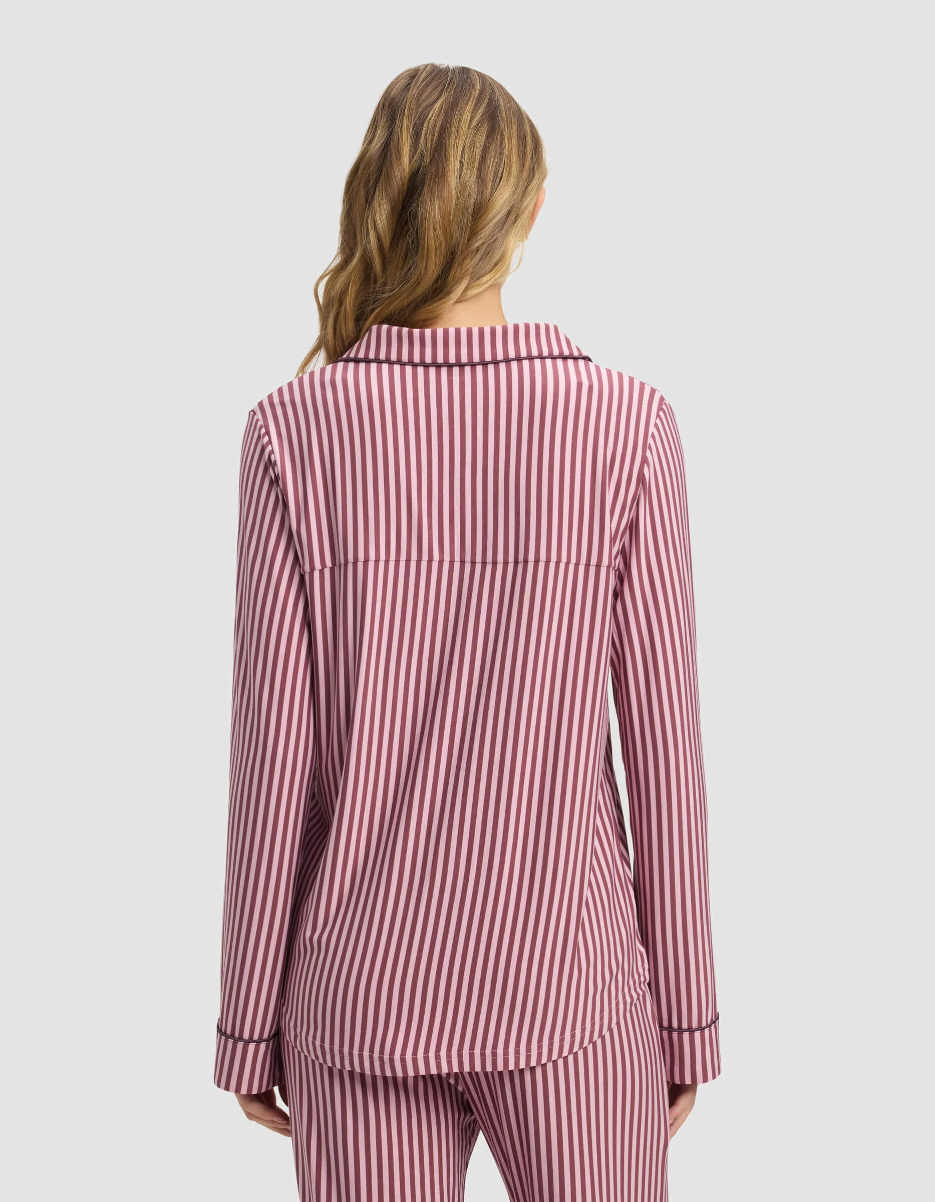 Women's Bamboo Stretch-Knit Long Sleeve Pajama Top - Last Chance - Image 53