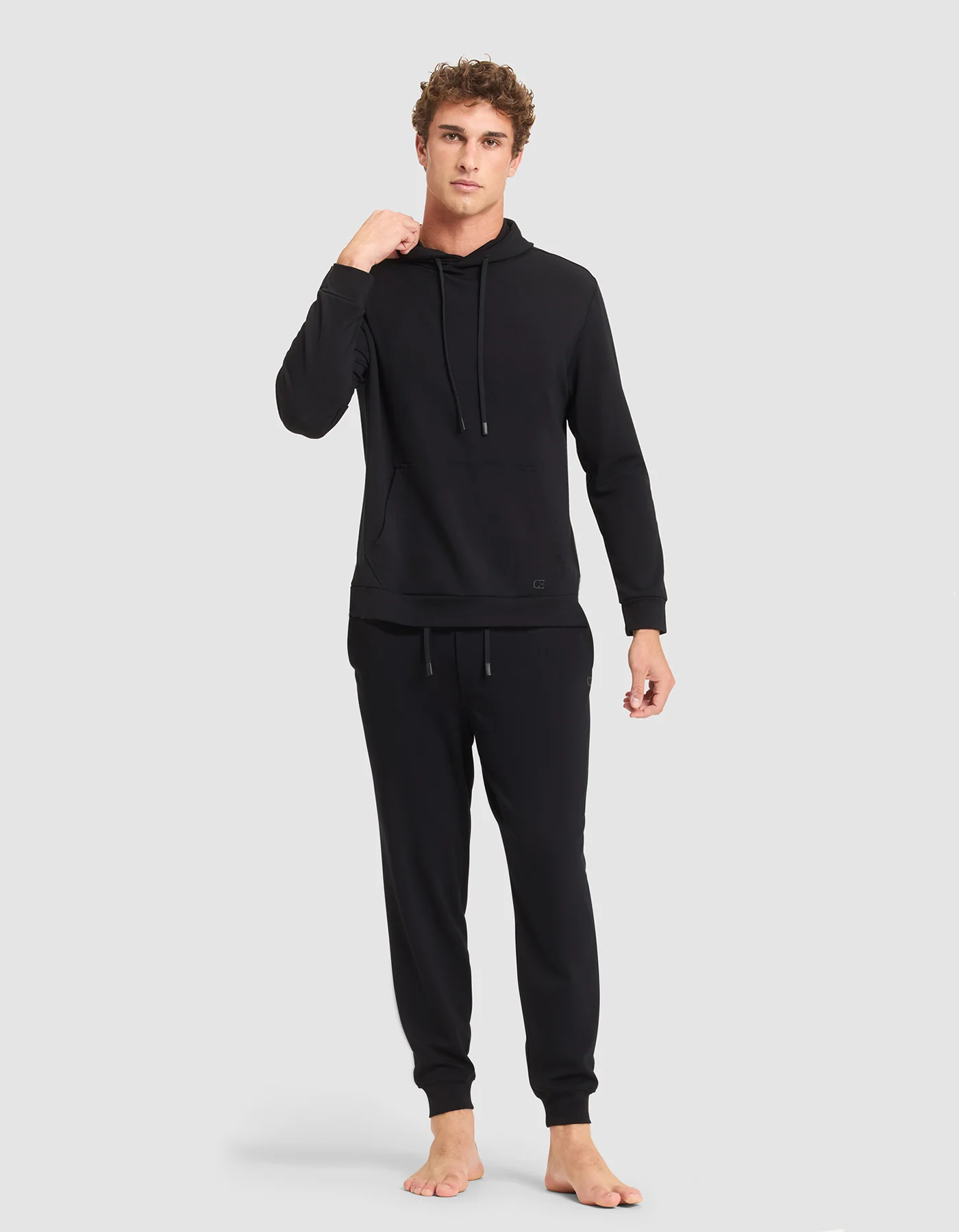 Men's Brushed Bamboo Hoodie & Jogger Set - Image 3