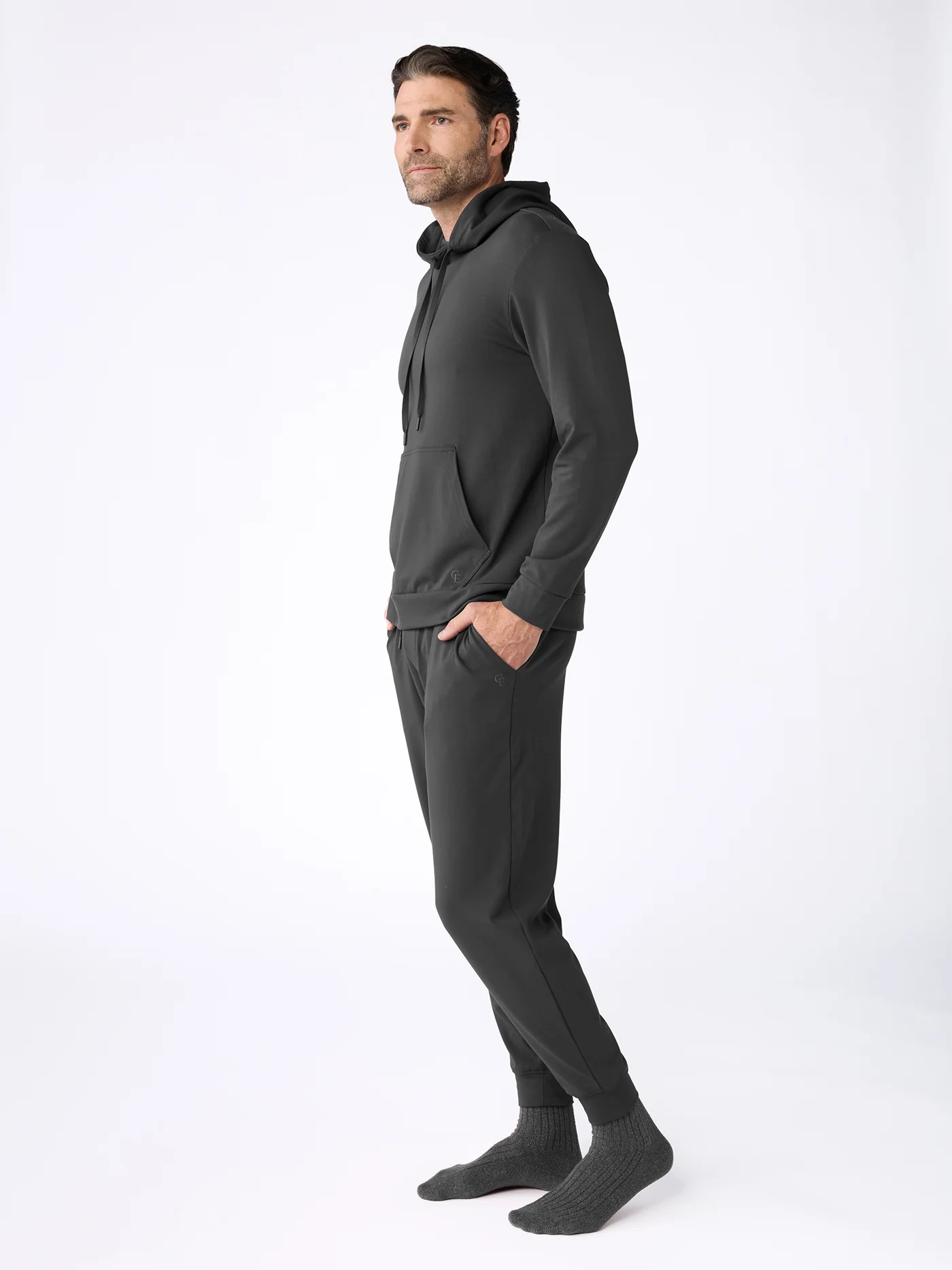 Men's Brushed Bamboo Hoodie & Jogger Set - Image 6