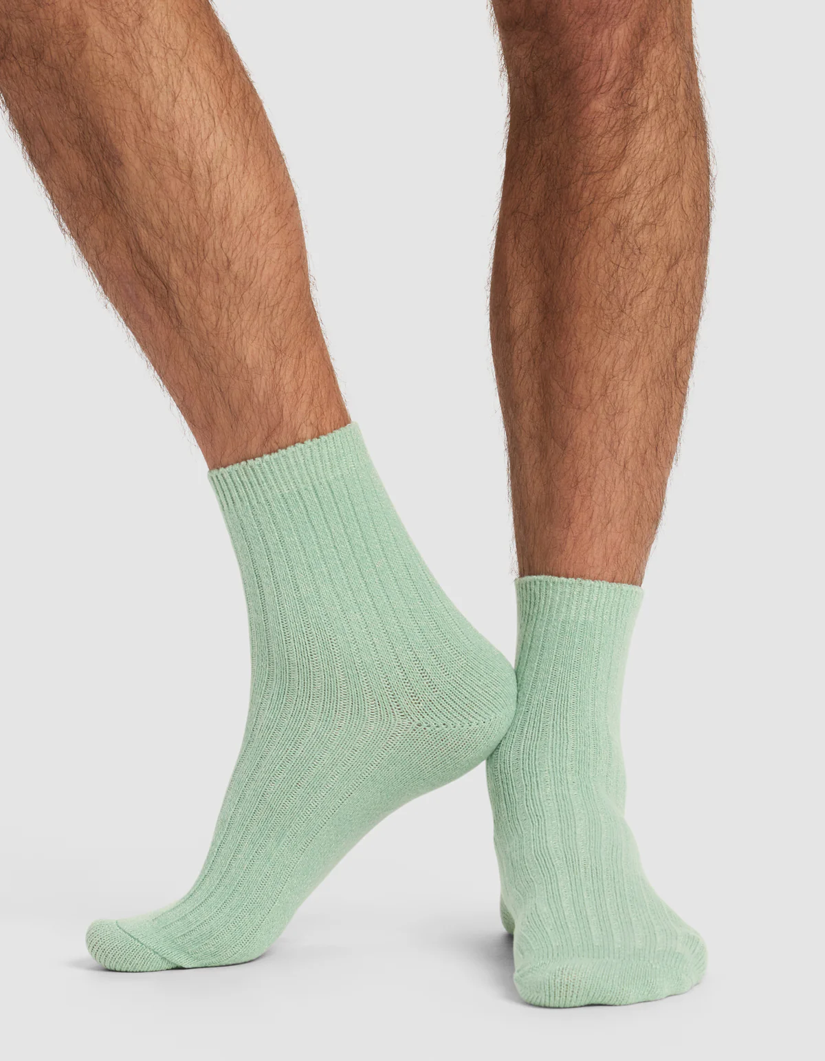 Men's Plush Lounge Quarter Sock - Image 3