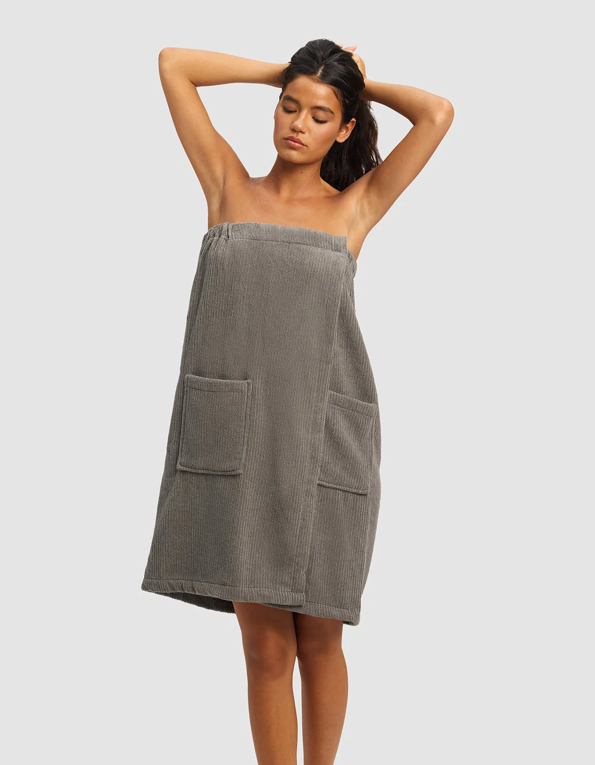 Ribbed Terry Bath Wrap - Image 11