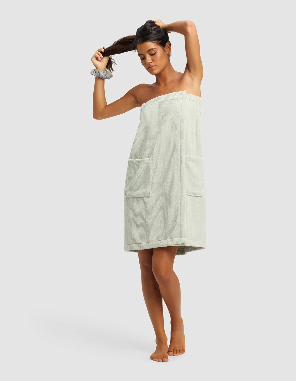 Ribbed Terry Bath Wrap - Image 6