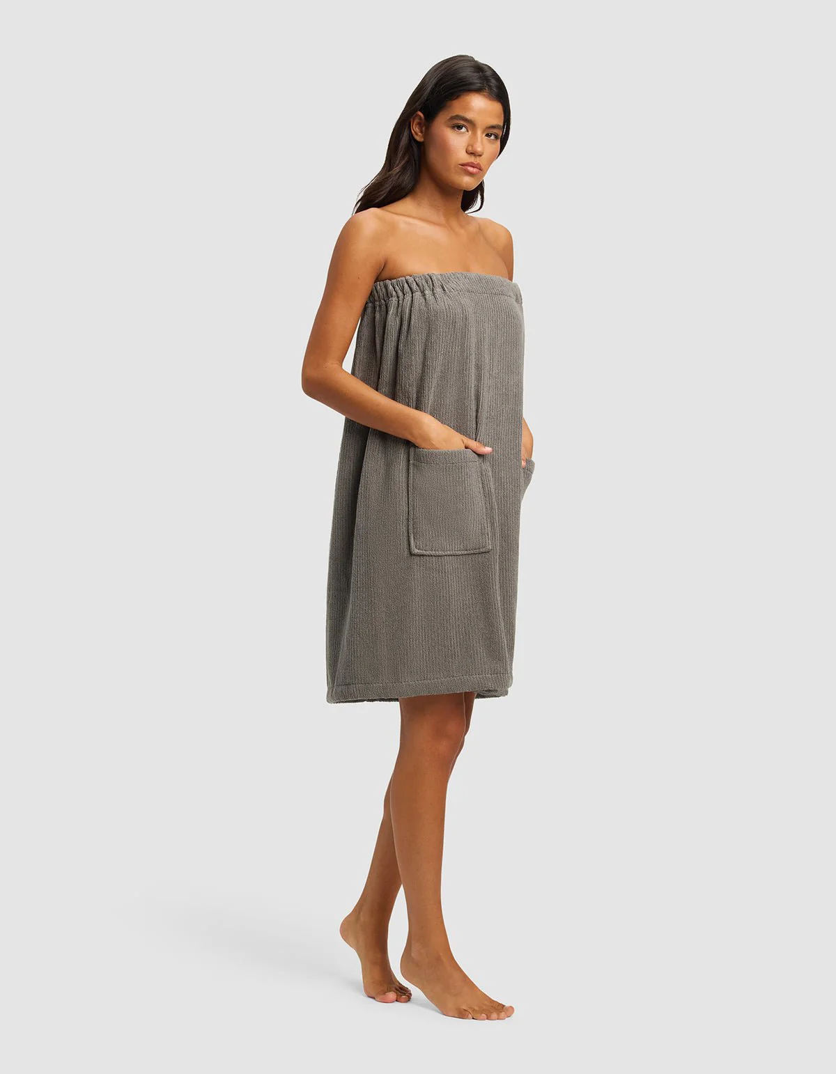 Ribbed Terry Bath Wrap - Image 9
