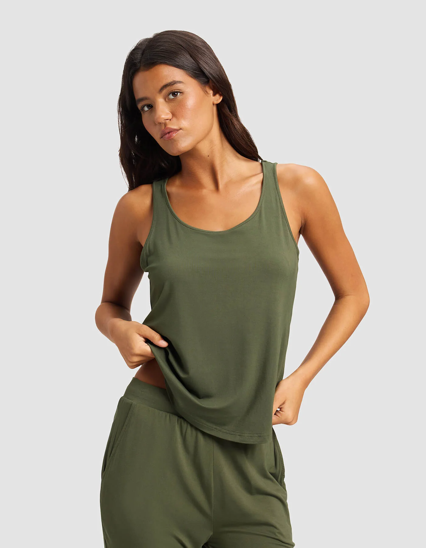 Women's Bamboo Stretch-Knit Tank & Short Set - Image 23