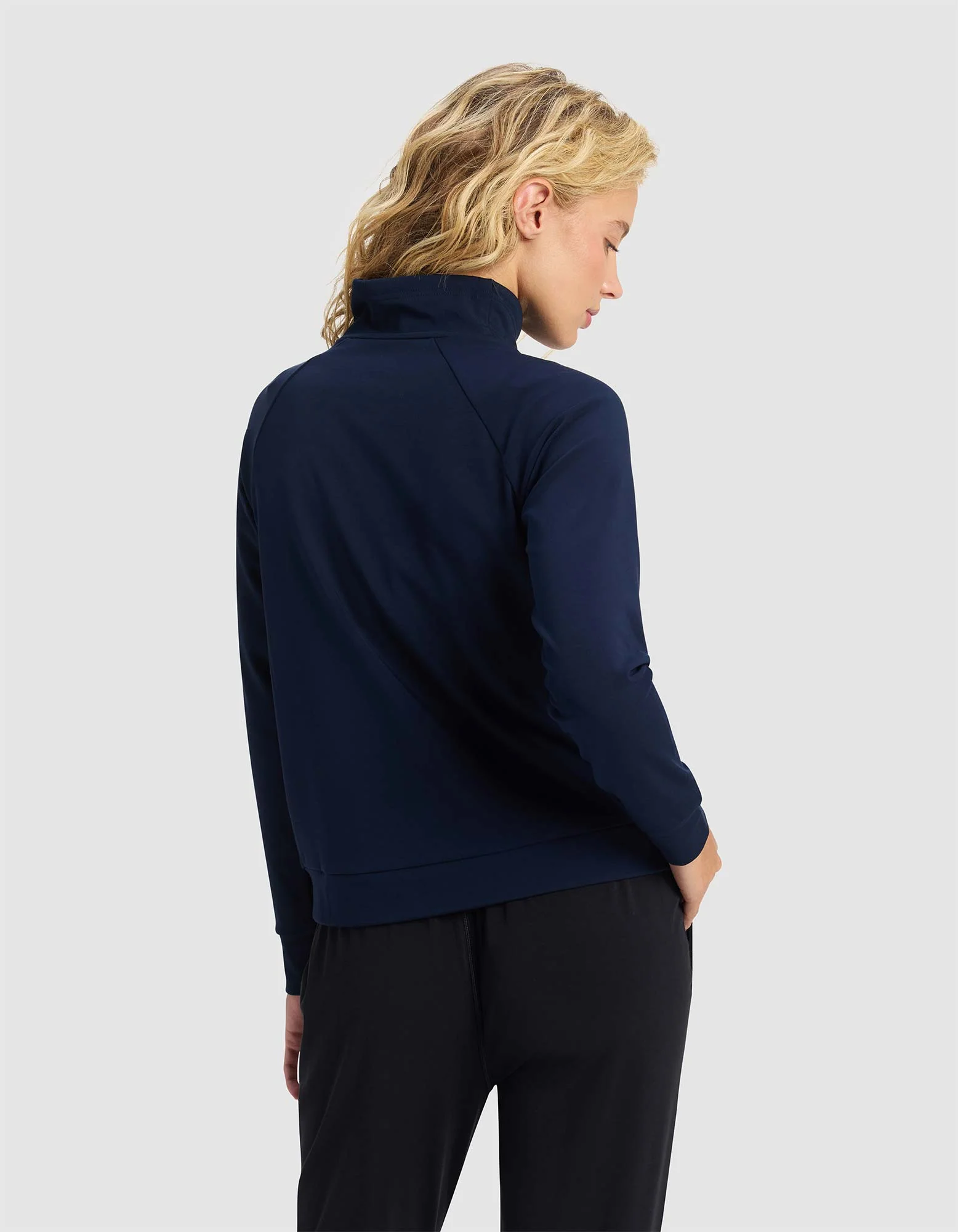 Women's Brushed Bamboo Mock Neck - Image 6