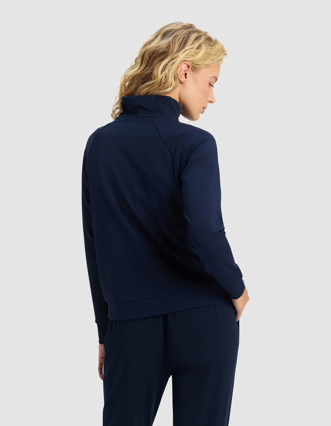 Women's Brushed Bamboo Mock Neck & Jogger Set - Image 7
