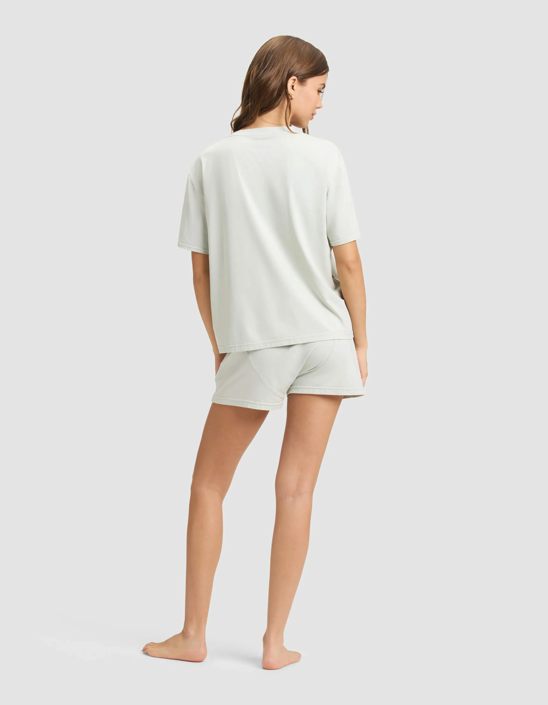 Women's First Layer Pajama Short Sleeve Tee & Boxer Short Set - Image 11