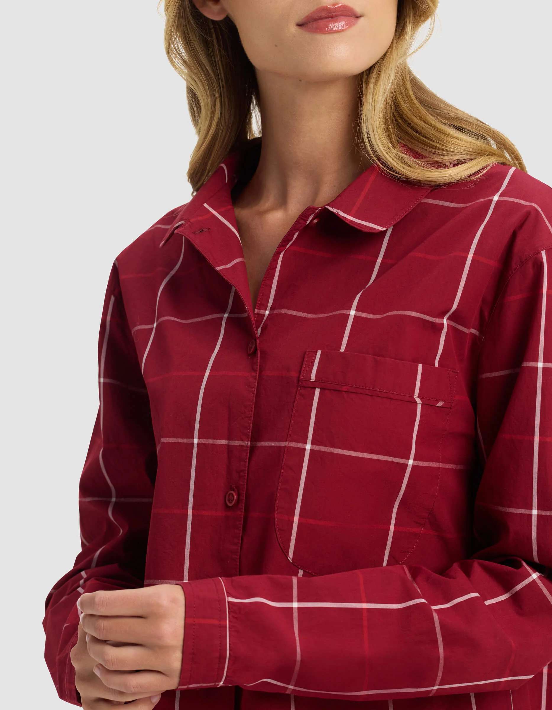 Women's Sutton Long Sleeve Pajama Top - Last Chance - Image 14